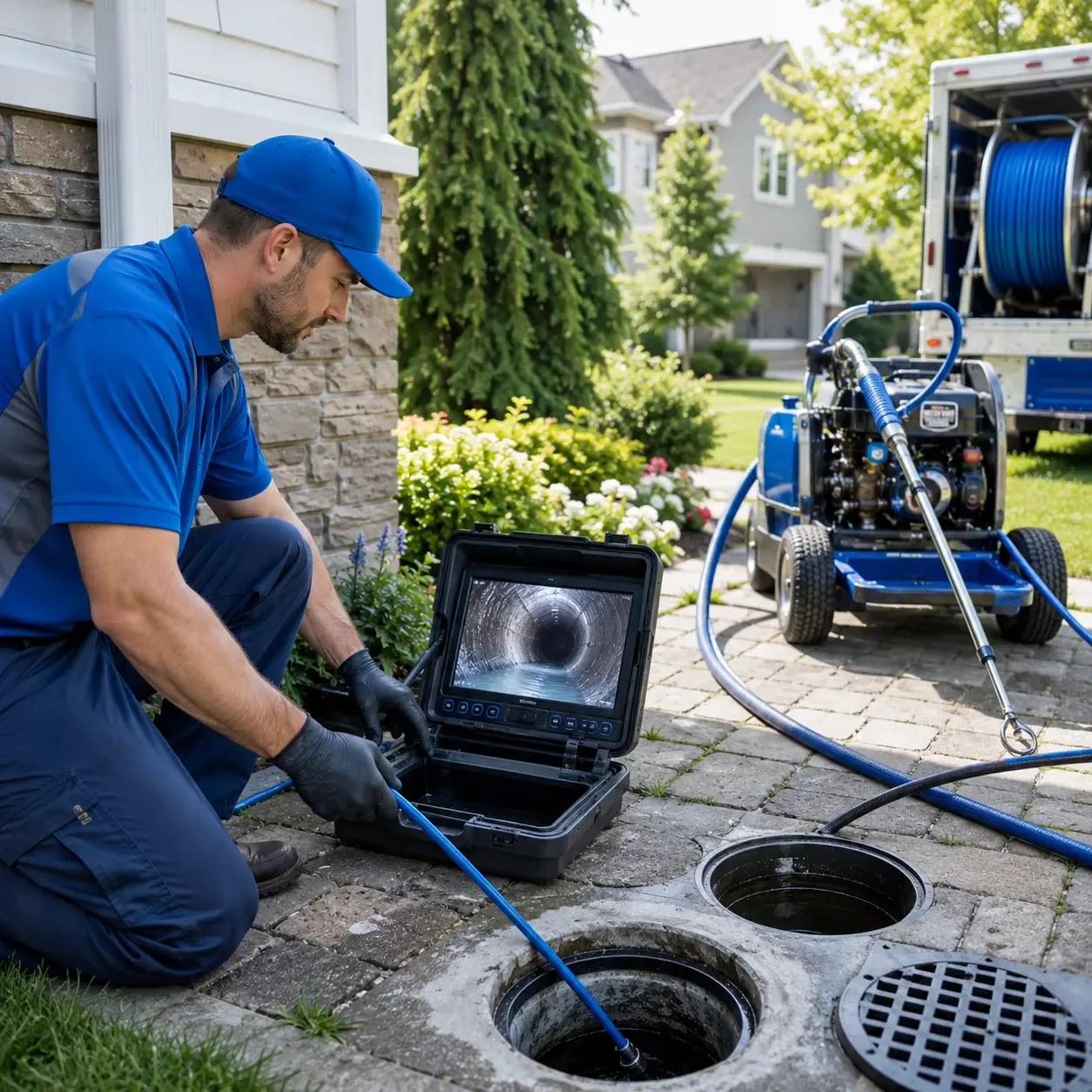 Outdoor drain cleaning professionals serving Worthington, OH
