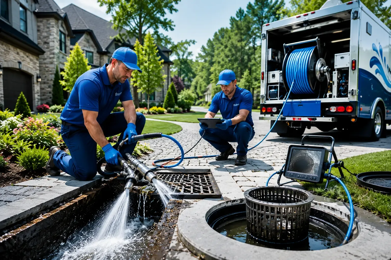 Local outdoor drain cleaning professionals in Worthington, OH